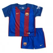 Kids Barcelona 2016-17 Home Soccer Shirt With Shorts