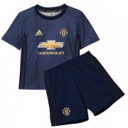 Kids Manchester United 2018-19 Third Soccer Shirt With Shorts