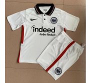 2020-21 Eintracht Frankfurt Kids Away Soccer Kits Shirt With Shorts