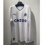 2022-23 Olympique Marseille Long Sleeve Home Soccer Jersey Shirt