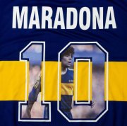 Maradona #10 2020-21 Boca Juniors Home Soccer Jersey Shirt