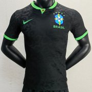 2022 Brazil Black Green Special Soccer Jersey Shirt Player Version