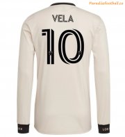 2021-22 Los Angeles FC Away Long Sleeve Soccer Jersey Shirt CARLOS VELA #10
