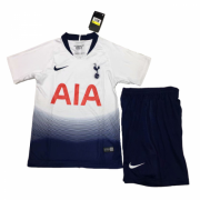 Kids Tottenham Hotspur 2018-19 Home Soccer Shirt With Shorts