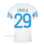2021-22 Marseille Home Soccer Jersey Shirt with LIROLA 29 printing