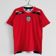2008-2010 England Retro Red Away Soccer Jersey Shirt