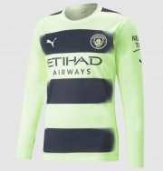 2022-23 Manchester City Long Sleeve Third Away Soccer Jersey Shirt