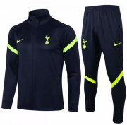 2021-22 Tottenham Hotspur Navy Jacket training Kits with Pants