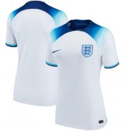 2022 World Cup England Home Women Soccer Jersey Shirt