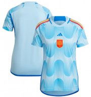 2022 FIFA World Cup Spain Women Away Soccer Jersey Shirt