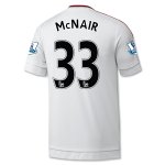 2015-16 Manchester United McNair #33 Away Soccer Jersey