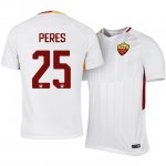 2017-18 Roma Bruno Peres #25 Away Soccer Jersey