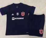 Kids Universidad de Chile 2020 Home Soccer Shirt With Shorts