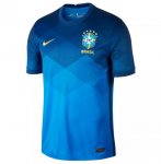 2020-2021 Brazil Away Blue Soccer Jersey Shirt