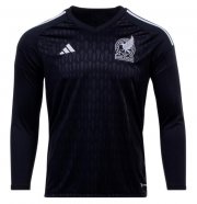 2022 FIFA World Cup Mexico Long Sleeve Black Goalkeeper Soccer Jersey Shirt
