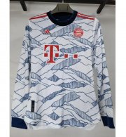 2021-22 Bayern Munich Long Sleeve Third Away Soccer Jersey Shirt Player Version