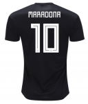 Diego Maradona #10 2018 World Cup Argentina Away Soccer Jersey Shirt