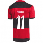 2021-22 Flamengo Home Soccer Jersey Shirt VITINHO #11