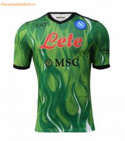 2021-22 Napoli Green Goalkeeper Soccer Jersey Shirt