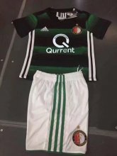 2017-18 Kids Feyenoord Away Soccer Shirt With Shorts
