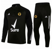 2021-22 Wolves Black Training Kits Sweatshirt with Pants