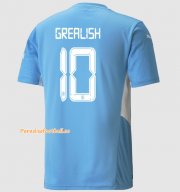 2021-22 Manchester City Home Soccer Jersey Shirt with Jack Grealish 10 UCL printing