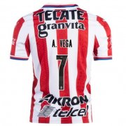 2020-21 Chivas Guadalajara Home Soccer Jersey Shirt ALEXIS VEGA #7