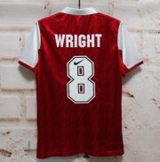 1994-96 Arsenal Retro Home Soccer Jersey Shirt Wright #8