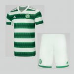 Kids Celtic 2022-23 Home Soccer Kits Shirt With Shorts