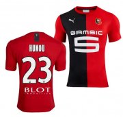 2019-20 Stade Rennais Home Soccer Jersey Shirt Adrien Hunou #23
