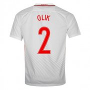 2016 Poland Glik 2 Home Soccer Jersey