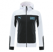 2021-22 Marseille Black White Training Hoodie Jacket