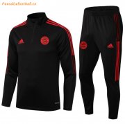 2021-22 Bayern Munich Black Training Kits Sweat Shirt with Trousers
