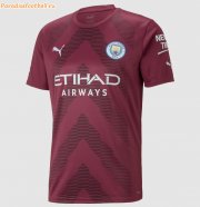2022-23 Manchester City Red Goalkeeper Soccer Jersey Shirt