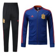 2018 World Cup Spain Full Zip Blue Training Jacket