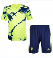 Kids Leeds United FC 2022-23 Away Soccer Kits Shirt With Shorts