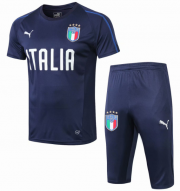 2018-19 Italy Royal Blue Short Sleeve Training Kits