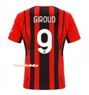 2021-22 AC Milan Home Soccer Jersey Shirt with GIROUD 9 printing