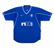 1999-01 Rangers Retro Home Soccer Jersey Shirt
