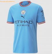 2022-23 Manchester City Home Soccer Jersey Shirt