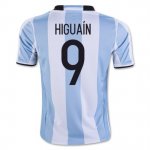2016 Argentina Higuain 9 Home Soccer Jersey