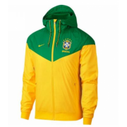2018 World Cup Brazil Yellow Windbreaker jakcet