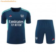 2021-22 Arsenal Dark Green Training Kits Shirt with Shorts