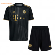 2021-22 Bayern Munich Kids Away Soccer Youth Kits Shirt With Shorts