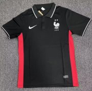 2022-23 France Black Red Polo Shirt