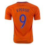 2016 Euro Netherlands V. PERSIE 9 Home Soccer Jersey