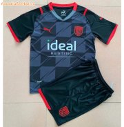 Kids West Bromwich Albion 2021-22 Away Soccer Kits Shirt With Shorts