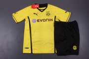 Kids Dortmund 13/14 Home Kit(Shirt+shorts)