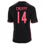 13-14 Ajax #14 Cruyff Away Black Soccer Jersey Shirt