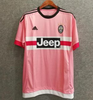 2015-16 Juventus Retro Away Pink Soccer Jersey Shirt